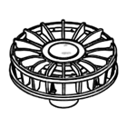 Площадка опорная Vakcit с гайкой (М8, М10)